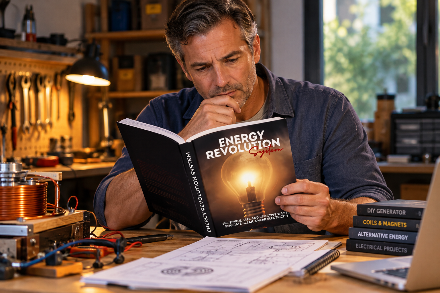 Energy Revolution DIY energy guide being reviewed